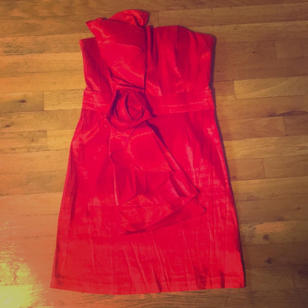Strapless Red Dress!